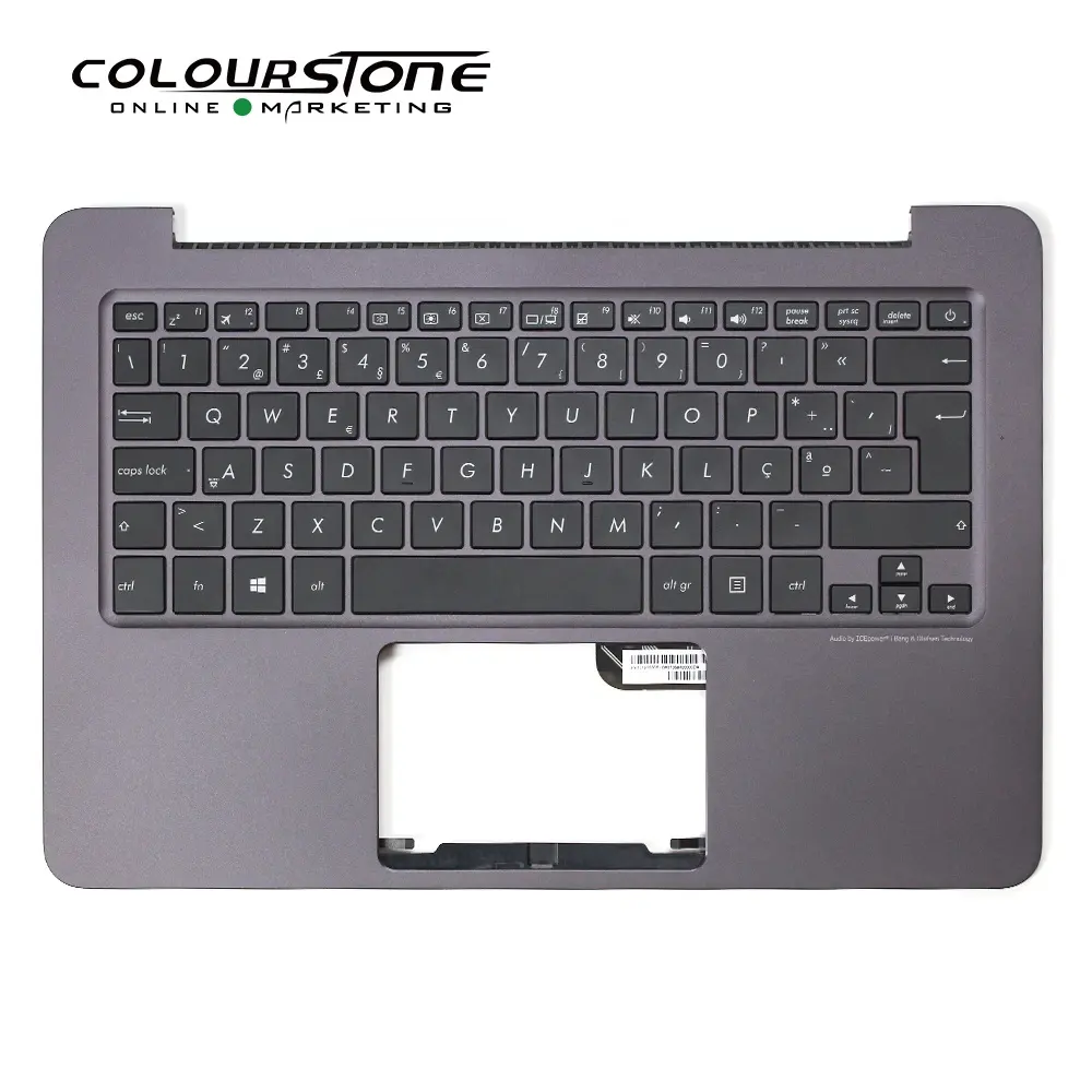 Ux305la po capa para teclado de laptop, concha azul com moldura para asus ux305 ux305f ux305fa ux305l ux305la