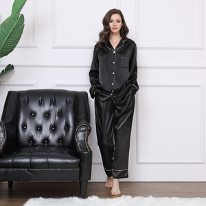 Pigiama di <span class=keywords><strong>Lusso</strong></span> in Raso di Seta per Donne, Set da Notte per Spose - Product Image 5