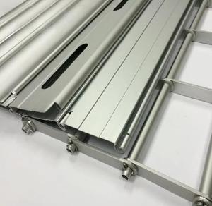 Usine en gros 6000 série volets roulants en aluminium latte <span class=keywords><strong>pour</strong></span> porte roulante en aluminium traitement de coupe personnalisé disponible - Product Image 5