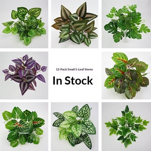 Hojas de hiedra artificial con revestimiento de pegamento, relleno de pared de plástico con plantas, decoración de follaje verde para paredes verticales interiores y exteriores - Product Image 2