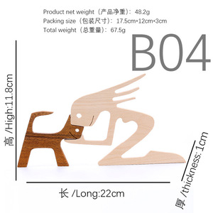 Figurines de famille en bois pour animaux de compagnie-Décor de table personnalisé réconfortant et cadeau souvenir pour les amoureux des animaux de compagnie - Product Image 4