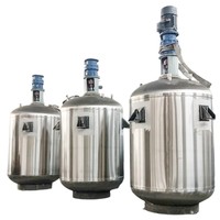 200l-50000 petit réservoir mélangeur de shampooing liquide détergent cosmétiques mélange savon liquide faisant la machine chauffage électrique à vapeur