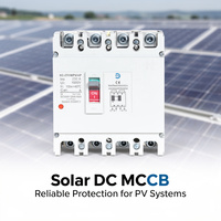 Pemutus Sirkuit Cetak (Molded Case Circuit Breaker) Tenaga Listrik DC M1 MCCB 1 Kutub 2 Kutub 4 Kutub 20ka 1000V untuk Sistem PV, Pabrik OEM ODM