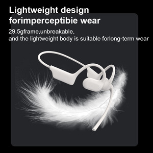 <span class=keywords><strong>Casque</strong></span> sans fil à conduction aérienne avec microphone, <span class=keywords><strong>casque</strong></span> <span class=keywords><strong>Bluetooth</strong></span> à porter autour du cou, conférence professionnelle, appel HD, écouteurs de sport - Product Image 2