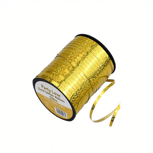Ruban pailleté doré Party Love 500m pour décoration de fête - Product Image 2