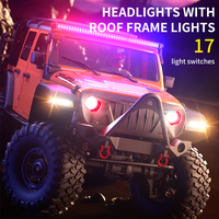 Coche Teledirigido Todoterreno RC Rock Crawler RTR 2.4G, Escala 1:10, Totalmente Proporcional, HB R1011~R1016, Control Remoto 4WD, Alcance de 100M, Interior/Exterior