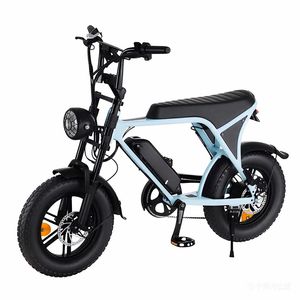 Mini Bicicleta Eléctrica Fat-Bike 16x4 con Motor Trasero sin Escobillas y Batería de Litio para Playa, Montaña y Nieve - Product Image 1