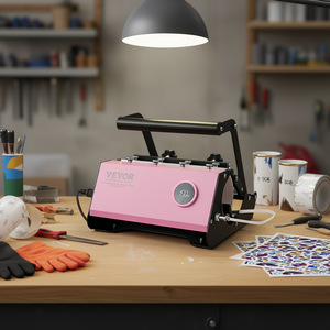 Presse à chaud DB pour sublimation de tasses 11-30oz, rose, manuelle, à plat, équipement d'impression DIY - Product Image 2