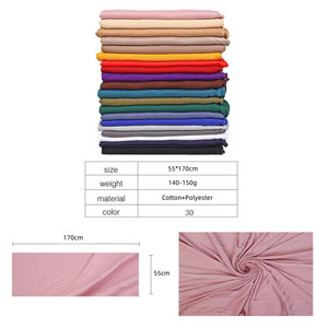 Nieuw Ontwerp Lichtgewicht Modale Hijab Dubbele Steken Viscose Rayon Sjaal Katoen Custom Logo Hijab Moslim Vrouwen Mode Sjaal - Product Image 2