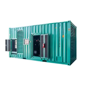 Tipo silenzioso generatore diesel elettrico industriale 400kw 500kva 600kw 700kw 800kva con motore cummins o per kins