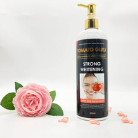 Ensemble de soins éclaircissants pour la peau Tomato Gluta Strong, élimine la saleté, rend la peau plus lisse et plus jeune avec de la vitamine C, résultats rapides, ensemble éclaircissant.