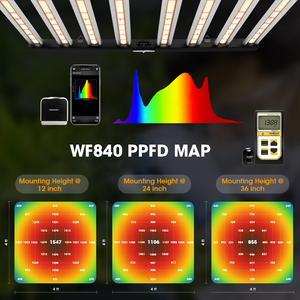 Lámpara de Cultivo <span class=keywords><strong>LED</strong></span> de Espectro Completo Plegable Hidropónica Ajustable Lineal Vertical de 600 W 630 W de Parfactworks para Plantas de Interior - Product Image 3