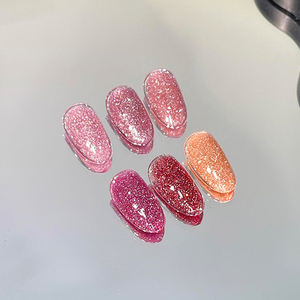 AILANUO Vernis à ongles en gel UV à base de jus de fruits 6 couleurs Framboise Non toxique Vegan Écologique Sans Hema Longue durée LED/UV Cure pour DIY - Product Image 3