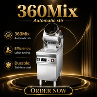 SEMIKRON Machine à Frire Commerciale Automatique Rotative à 360 Degrés en Acier Inoxydable, Luxe, Gaz et Électrique, avec Minuteur et Démarrage à une Touche