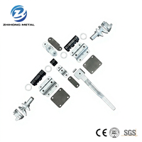 Kit de quincaillerie de sécurité antivol robuste galvanisé à chaud de qualité marine pour conteneurs, compatible avec tige de 34 mm 9001