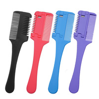 Coupe de cheveux professionnel rasoir peigne Salon de coiffure couteau peigne coupe-cheveux peigne
