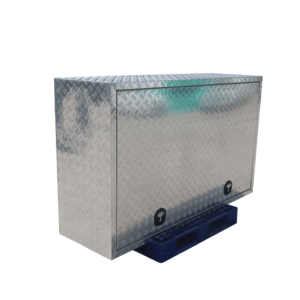 Boîte à outils en alliage d'aluminium avec 4 à 6 tiroirs, boîte de rangement robuste pour l'entretien, surface antidérapante, fermeture à boucle - Product Image 3