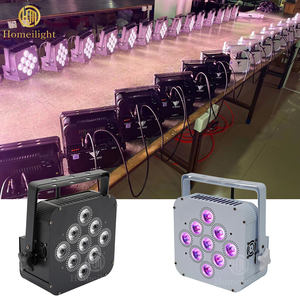 Inalámbrico Par Light DMX Wifi Control 9x18W Mini batería Par Light Stage Light para <span class=keywords><strong>discoteca</strong></span> - Product Image 1