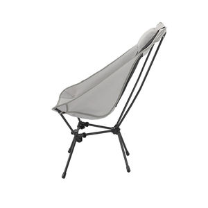 Silla de Gravedad Cero Plegable Ultraligera de Aluminio para Exteriores, Personalizada de Fábrica, Silla Luna de Camping con Respaldo Alto y Almohada - Product Image 4