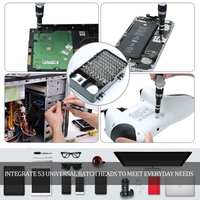 Kit de tournevis multifonction 117 en 1 pour démontage et réparation de montres et consoles de jeux