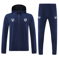 Nueva Chaqueta de Fútbol para Hombre 2026, Cómoda, Transpirable, de Secado Rápido, Cortavientos, 100% Poliéster, para Todas las Temporadas
