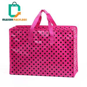 Sedex Audit Tela con logotipo personalizado Diseño de flores Laminado Pp Bolsas no tejidas - Product Image 1