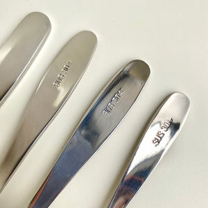 Juego de cuchillo, tenedor y cuchara para niños A62, acero inoxidable 304, cuerpo recto, color sólido, para niños pequeños, calidad de primera clase - Product Image 4
