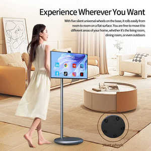 27 inch chất lượng cao không dây thông minh di động di động <span class=keywords><strong>TV</strong></span> <span class=keywords><strong>Android</strong></span> Màn hình được xây dựng trong 5 hoặc 9H Tuổi thọ pin màn hình cảm ứng HD camera. - Product Image 2