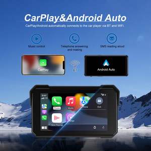 จอภาพไร้สายขนาด 5 นิ้ว รองรับ Carplay และ Android Auto รุ่น IPX8 A4058 กันน้ำ สำหรับมอเตอร์ไซค์และรถยนต์ - Product Image 2