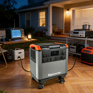 Estación de energía portátil BIGINVERTER de 4000W 4000WH para exteriores, ideal para villas, jardines, balcones, respaldo solar para el hogar, vida fuera de la red con carga solar. - Product Image 5