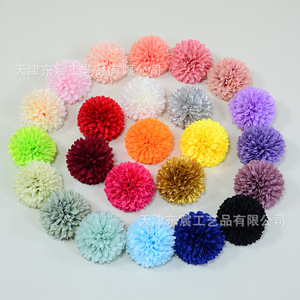 Fleurs artificielles de chrysanthème Dongchen Crafts, base en polyester 4,5G, accessoires de décoration pour mariage et maison - Product Image 4