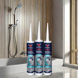 Hitzebeständiges durchsichtiges Aquarium-Glas-Silizium-Dichtungsmittel rtv Silikondurchsatzmaschine flüssiges Nagelklebendes Silikon-Dichtungsmittel - Product Image 1