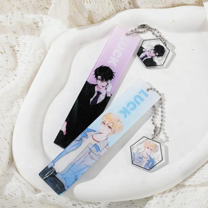 JZ 2026 Hot Selling Glitter Acrylic Bookmark DIY Convenient Hanging Book Tag Acrylic Bookmark for Promotional Business Gift