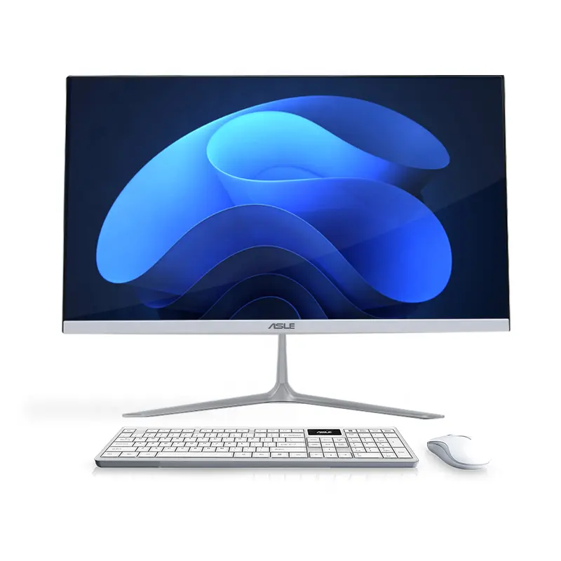 stand all-in-one+pc 21.5 27 23.8 24 inch i7 4gb/8gb desktop all in one pc win10 system curved computer i3 i5 with battery