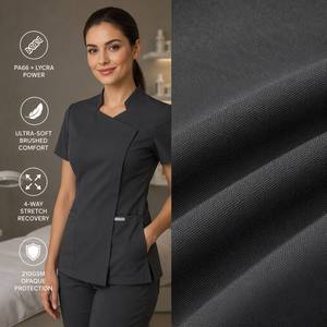 Ltra INE ine ououble yer ayer heheer reareathable ylon panpandex RIC Abric  Ras OPS ctivewear ight uterwear Kin-riendly ppparel - Product Image 1