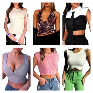 Nueva Moda al por Mayor, Ropa de Mujer al por Mayor, Faldas Cortas, Camisetas, Blusas, Vestidos, Camisetas de Diferentes Estilos, Envíos Mixtos - Product Image 1