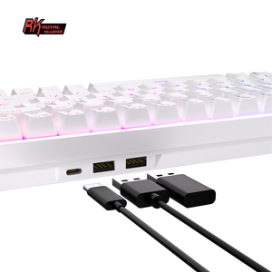 <span class=keywords><strong>Royal</strong></span> Kludge – clavier mécanique de jeu personnalisé <span class=keywords><strong>RK84</strong></span>, capuchons de touches espagnoles, clavier à échange rapide, meilleur vendeur, 84 touches, teclado gamer - Product Image 6