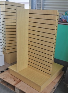 Espositori in Legno a Parete per Negozi di Abbigliamento, Stand Espositivo a 4 Lati con Pannelli Dogati - Product Image 2