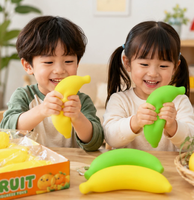Jouet anti-stress créatif en forme de banane rebondissante à presser, changeant de couleur, pour enfants, décompression - Vente en gros