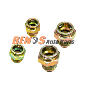 2PCS Adaptateur Refroidisseur d'huile de transmission Connect Fit Radiator 1/2-20UNF 11/16-20UNF - Product Image 2