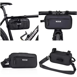 Bolsa de sillín de bicicleta multifuncional, plegable, de 20L, ligera, impermeable, para viajes, montaña, con asa ajustable. - Product Image 2