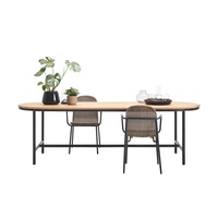 Ensemble chaise et rotin, mobilier de maison, en teck, jardin, cour, loisirs, extérieur, table à manger