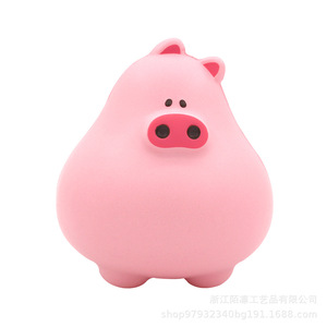 Pu Pig Fidget Toy Large Size Slow <b>Rebound</b> Stress Relief Cartoon Decor For Kids 2 To 4 Years Unisex - Product Image 1