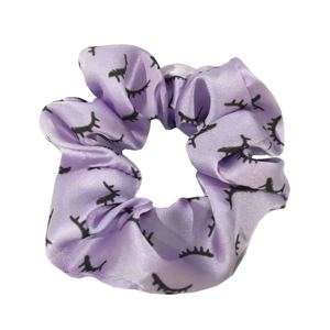 Gran oferta de <span class=keywords><strong>Scrunchies</strong></span> para el cabello de pestañas, venta al por mayor, <span class=keywords><strong>Scrunchies</strong></span> de satén blanco y rosa para niñas, banda elástica, accesorios para el cabello, Stock de 100 Uds. - Product Image 4