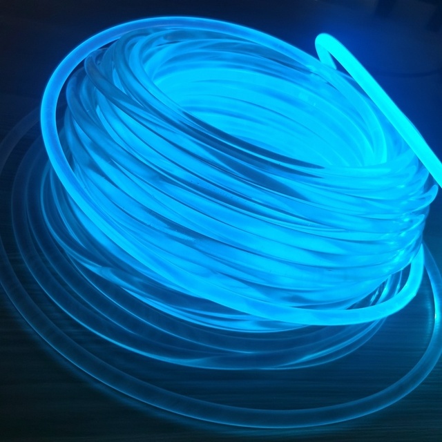 Fibra Optica Flexible1.5mm 2mm 3mm 4mm 5mm 6mm 8mm 10mm Solid Plastic Fiber Optic Light for Swimming Pool Fibre