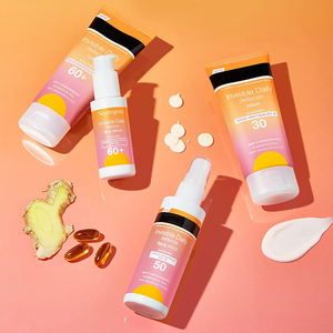 AiXin Private Label 50ml Suero de protección <span class=keywords><strong>solar</strong></span> líquido bloqueador <span class=keywords><strong>solar</strong></span> natural para protector <span class=keywords><strong>solar</strong></span> teñido brillante <span class=keywords><strong>con</strong></span> loción de protección <span class=keywords><strong>solar</strong></span> Spf 60 + - Product Image 3