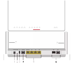 50010705 AR611W-LTE6EA 1*GE WAN 4*GE LAN 1*USB 2.0 1*LTE  Wi-Fi 2.4G+5G - Product Image 1