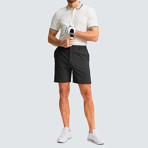 Pantalones Cortos de Golf Ligeros de Cintura Media de 7 Pulgadas para Hombre, Casuales, de Secado Rápido, Transpirables, Elásticos, con Frente Plano y 3 Bolsillos, Servicio OEM - Product Image 1