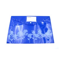 Carpeta Transparente A4 al por Mayor, Carpeta de Plástico Expandible para Documentos, Carpeta con Diseño Floral y Asa para Organización Estudiantil