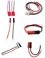 Câble flexible pour batterie haute tension 600V 40A 120A, adapté aux véhicules électriques, avec connecteurs